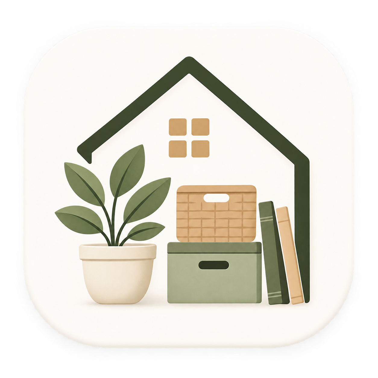 Ícone do Larmente – casa e organização